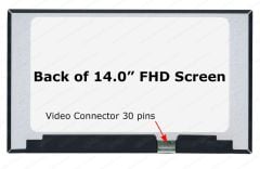 14.0 Ips Full hd 30pin LP140WFH (SP) (M2), LP140WF7 (SP)(H1),  n140fhm-n4n, n140bge-e54 LP140WFA (SP)(MB), LM140LF6L, LM140LF6L01, B140HAN04.6, B140HAN06.4 B140HAN06.C B140HAN06.7 B140HAN06.1, B140HAN03.3, NE140FHM-N4N LQ140M1JW33 - Görsel 2