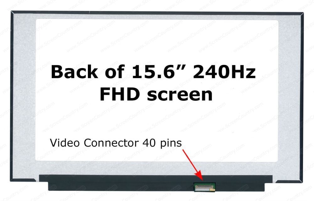 15.6 40pin 240hz LQ156M1JW03, LQ156M1JW04 LQ156M1JW16 LQ156M1JW09 LQ156M1JW07 NE156FHM-NZ1   Ekran Lcd Panel