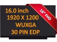 16.0 İnç 30pin 1920x1200 60hz lenovo Huawei Uyumlu B160uan04.2, Mng007qs1-1, Mng007qs1-2, Mng007qs4-2, Mng007qs1-3, MNG007QS4-1, N160jce-ell, Nv160wum-n48 V8.0, Nv160wum-nh0, Nv160wum-nh3, Nv160wum-nh4, KD160N06-30NI-A003, KL1600I001 Lcd Panel Ekran - Görsel 2