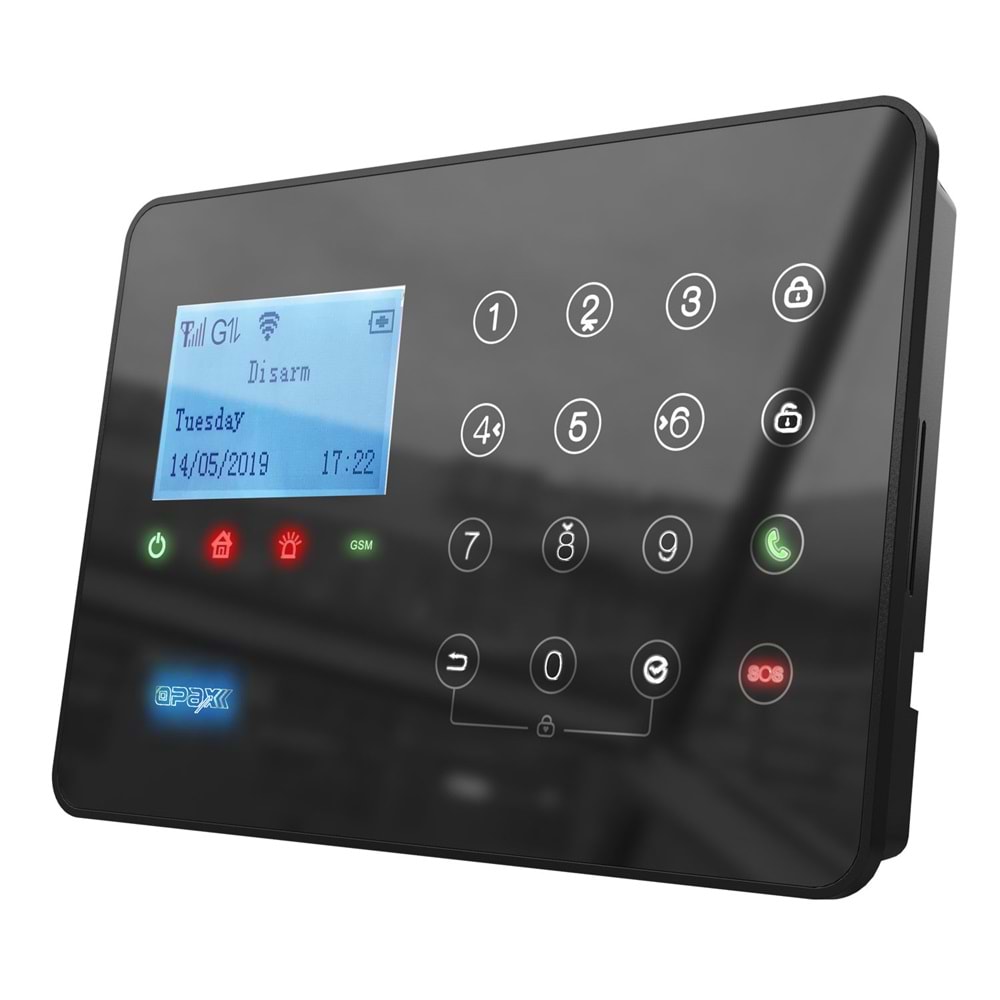 ARD-575 SİYAH GPRS/GSM/WİFİ ALARM PANELİ KABLOSUZ SİRENLİ - Görsel 4
