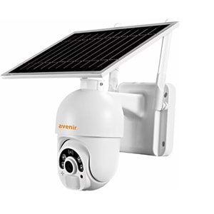 AVENİR AV-S410 (4G-SOLAR) SİM KARTLI GÜNEŞ ENERJİLİ DIŞ ORTAM 360° AKILLI KAMERA SD KART - Görsel 2