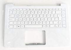 Asus E402B, E402BA, E402BP E402M, E402MA, E402N, E402NA, E402S, E402SA  Klavye Üst kasalı takım Beyaz renk - Görsel 2
