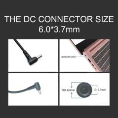 Asus Orjınal ADP-200JB  rog Zephyrus, TUF Gaming, ROG Strix 20V.5V 10A 200w İğne Uç 6.0x3.7mm Adaptör Şarj Cihazı Asus Fx505 fx506 Fa506 fx507 fa507 - Görsel 3