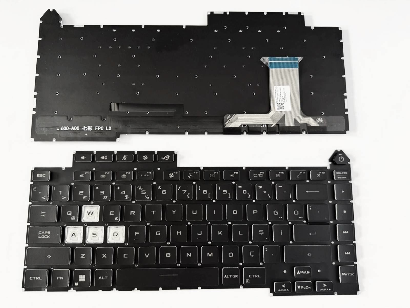 Asus ROG Strix G15 G513RC G513RM G513QY G513IC G513IE G513IH G513QC G513QM G513QR G513RW G513IE G513RC G513IC Klavye Tuş Takımı Rgb Aydınlatmalı