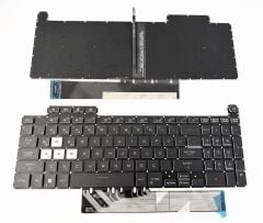 Asus TUF Gaming A15 A17 F15 F17 FA707 FX707 FA507 FX507VV FX507VI FA507NU FA507XI FA507NV FA507RC FA507RE FA507RM FA507RM FX507VU FX507VI FX507ZU4 FX507ZC4 FA507UI FA507NVR FA507UI FA507NUR TUF Dash F15 FX517 FX517ZR FX517ZE FX517ZM GA507 Klavye rgb - Görsel 2