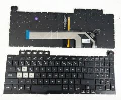 Asus TUF Gaming F15 FX506L, FX506H FX506LU FX506LH FX506HCB FX506HE FX506HC FA506IV FX506HM FA560I FA506 FX506 FX506L FX506H FA506I FA506Q FA506U FA706 FX706 Klavye Tuş Takımı Aydınlatmalı - Görsel 3