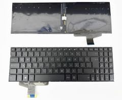 Asus Vivobook N580G N580V N580Vd N580vn, N580gd, N580v M580, N580, N580g, X580v, X580vd, X580vn X580, X580g, X580gd Klavye Tuş Takımı aydınlatmalı - Görsel 2