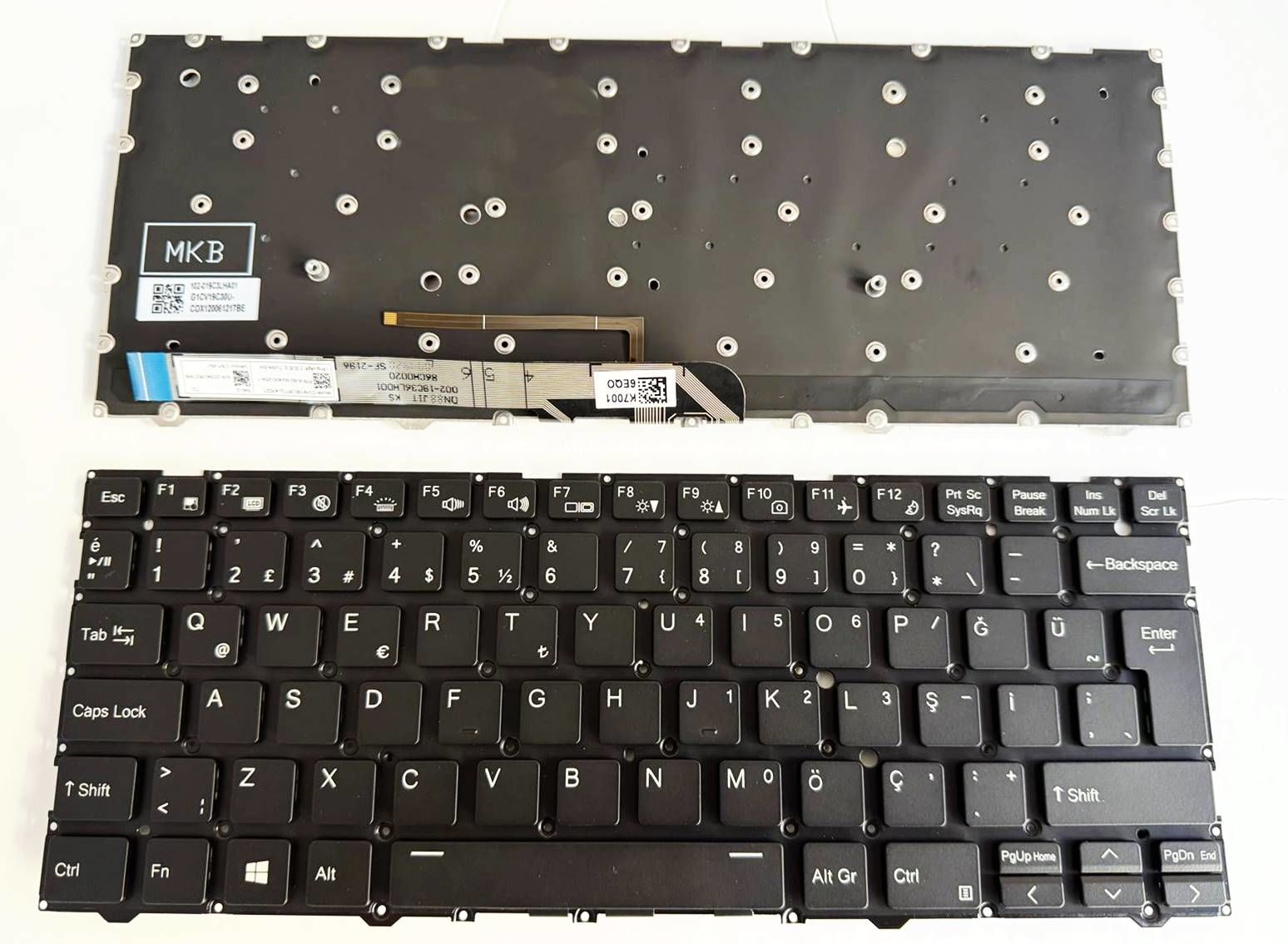 Casper Nirvana nb X400 Serisi Işıklı Aydınlatmalı Klavye Tuş Takımı  6-80-nv400-25a-1