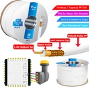 Hadron HDX-5015 Cat6 Kablo 23Awg 305mt 0.51mm Dış Mekan Zırhlı - Görsel 4