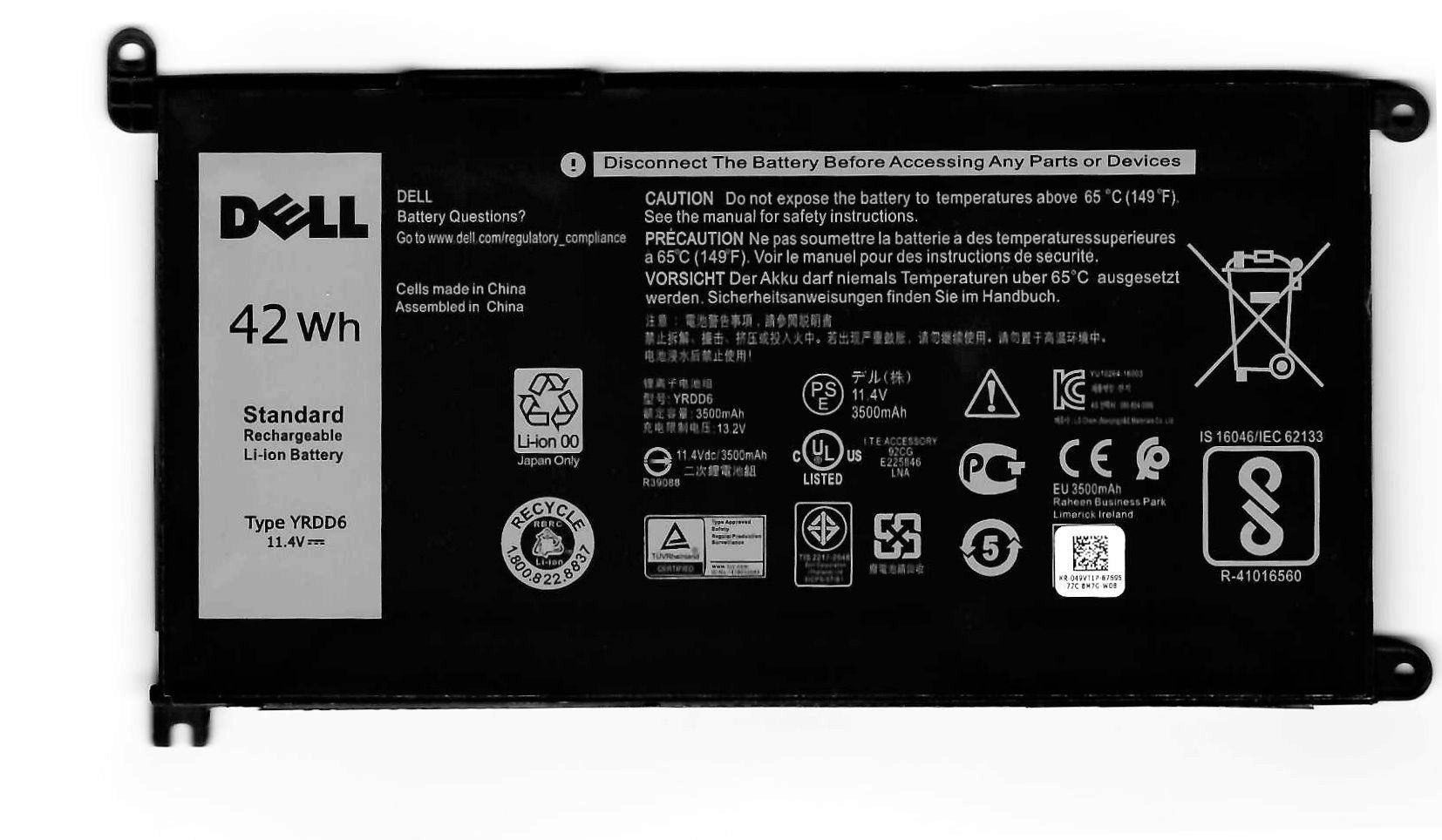 **Dell YRDD6 ve Diğer Model Bataryaları için Güvenilir Çözüm**