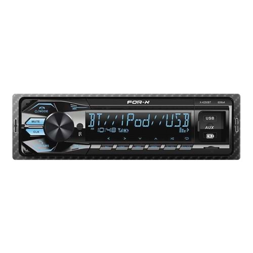 For-X X-4250BT AUX/2xUSB/SD/FM Bluetooth Profesyonel Oto Teyp