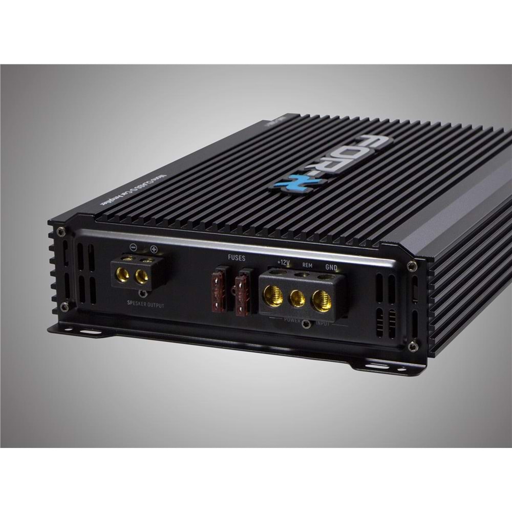 For-X XAE-1200.1 1200Watt Rms Bass Kontrollü Mono Oto Anfi - Görsel 4