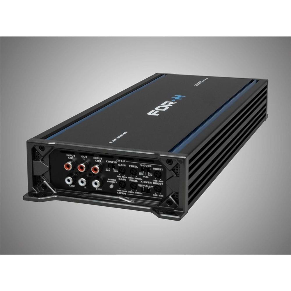 For-X XAP-350.4D 4x300 Rms Profesyonel Midrange Oto Anfi - Görsel 4