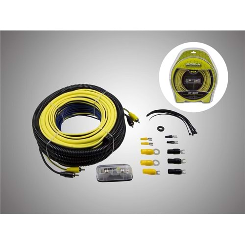 For-X XY-6KIT 6GA Profesyonel Oto Anfi Kablo Seti