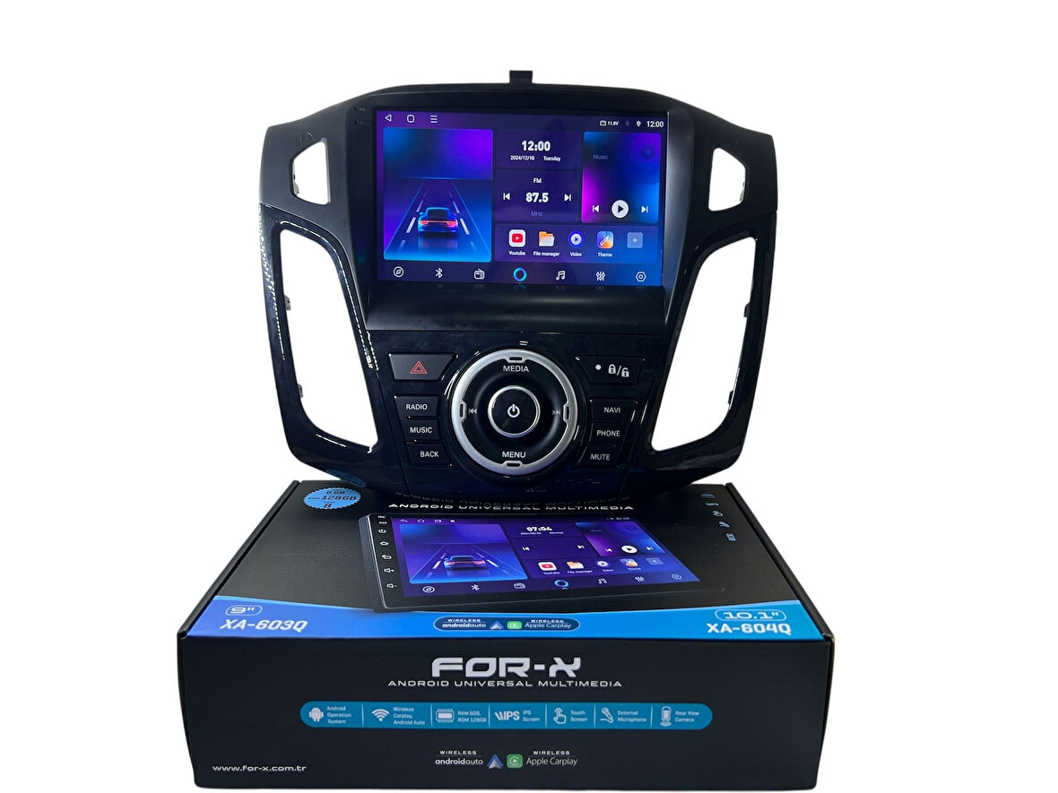 Ford Focus 3-3.5 SİYAH FORX 6-128 TAM PROFESYONEL OEM MULTİMEDİA