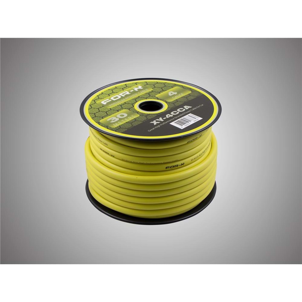 Fox-X XY-4CCA Profesyonel 4GA 30 Mt Power Kablosu - Görsel 3