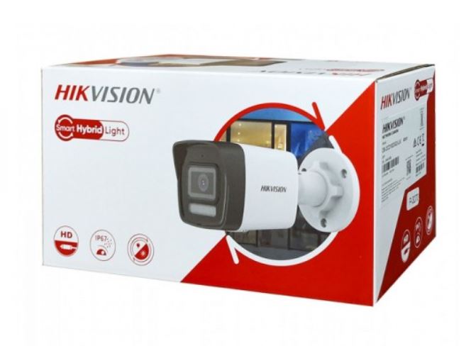 HIKVISION DS-2CD1023G2-LIUF 2MP 2.8mm Lens H265+30Mt Gece Görüşü SD Kart Dahili Mikrofon PoE Bullet IP Kamera