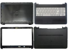 HP Siyah Renk TPN-C125 TPN-C126 hq tre 71025 250 G4, 250 G5, 255 G4, 255 G5, 15-ac, 15-af, 15-ay, 15-ba, 15-be, 15-bd, 15-bf, 15-bg, 15g-ad Serisi Komple kasa 4 parça - Görsel 3