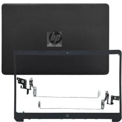 Hp 15-DW, 15-GW, 15S-DY, 15S-DR, 15S-DU, 15S-GR, 15S-GW, 15s-fq,  TPN-C139 TPN-C151, 255 G8, 250 G8, 250 G9  Lcd Arka kapak Cover  + Ön Çerçeve  +  Menteşe Sağ Sol - Görsel 2