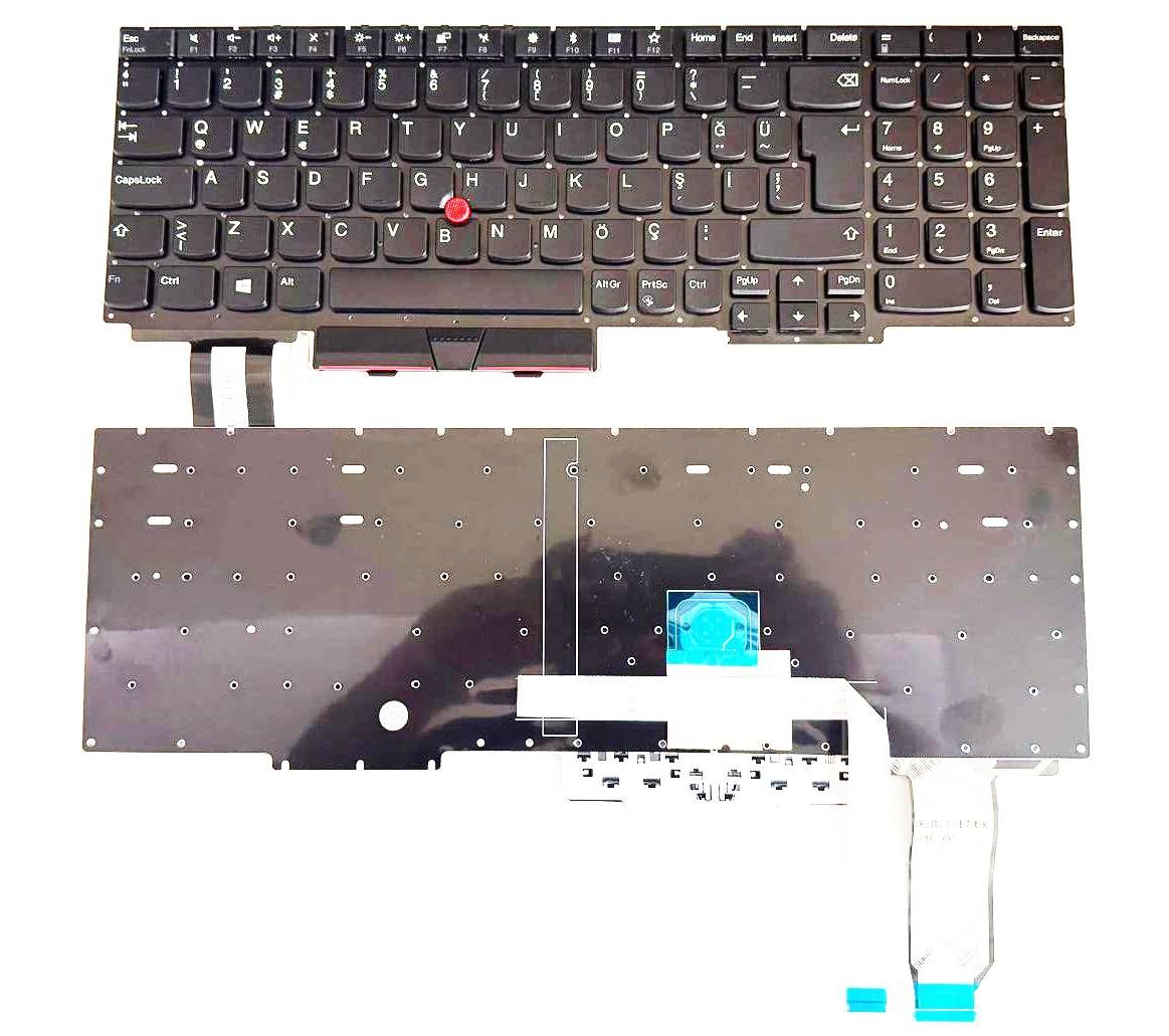 Lenovo Thinkpad E15 G2 G3 G4 Gen2 Gen3 Gen4 21ed, 21ee 21e6, 21e7 20jy, 20jk 20yg, 20yh 20td, 20te 20t8, 20t9 Klavte Tuş Takımı