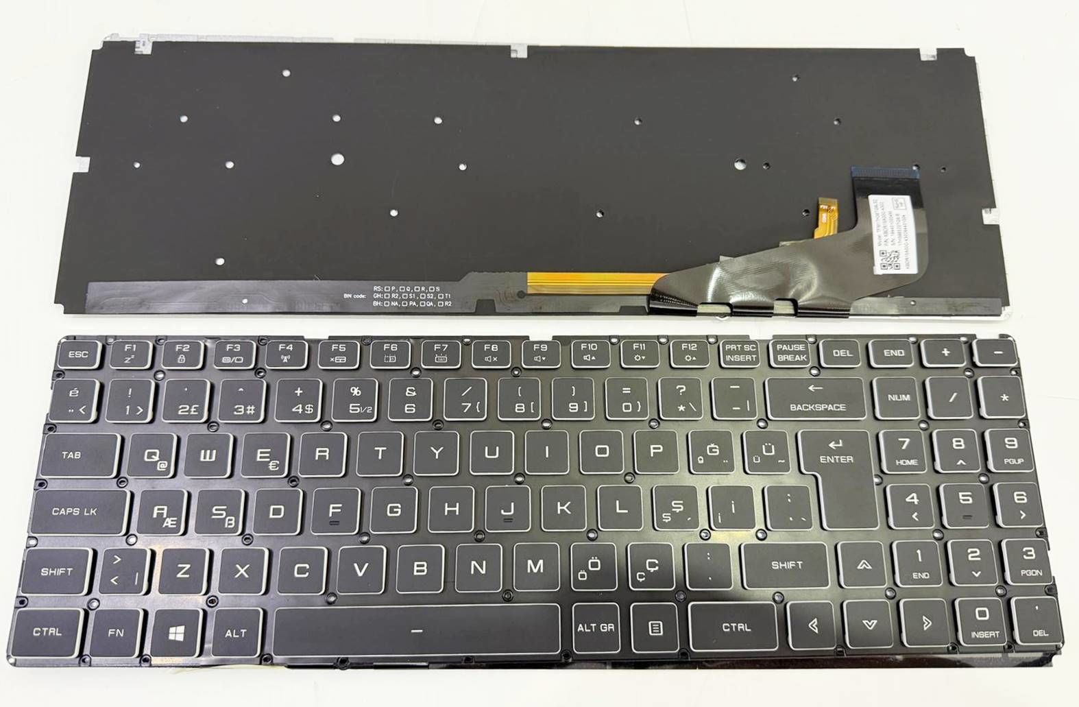 Monster Abra A5 V15 Serisi Rgb A5 V15.1, A5 V15.2, A5 V15.3, A5 V15.4, Orjinal Klavye Tuş Takımı