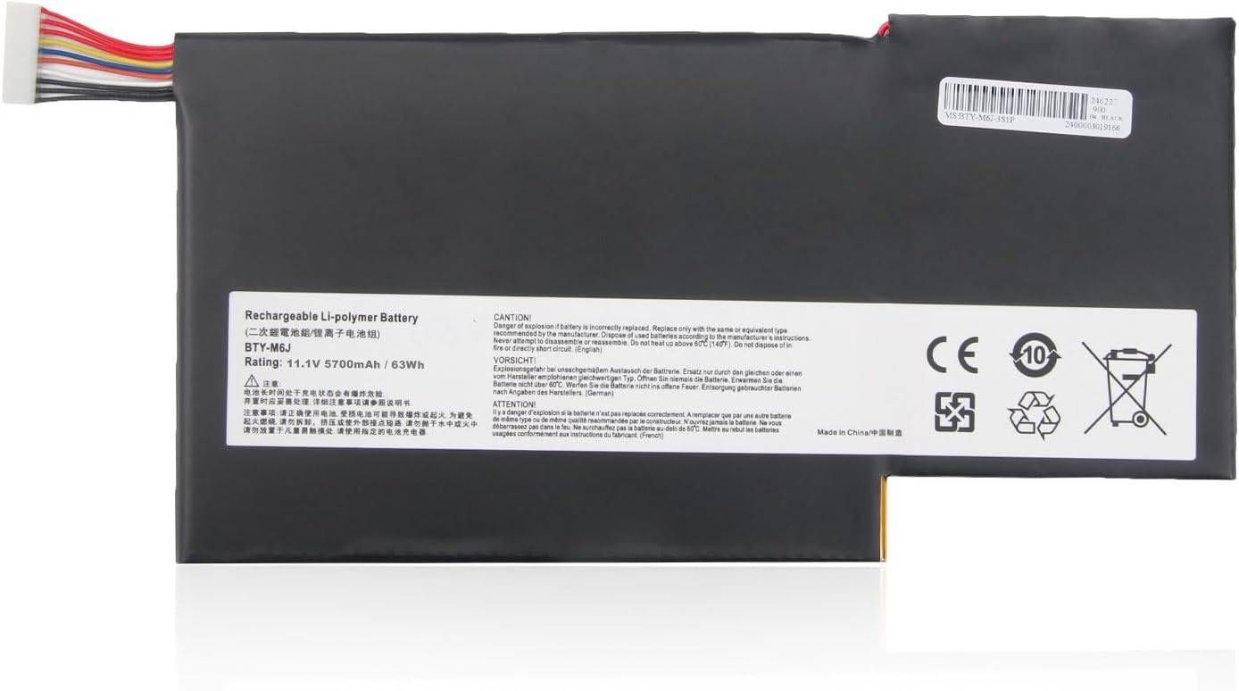 Msi Ver1 Btym6j Bty-m6j Btyu6j Bty-u6j Gs63 Gs63vr Gs73 Gs73vr Ms16k2 Ms-16k2 Ms-16k3 Ms16k4 Ms-16k4 Ms16k5 Ms-16k5 Ms16k6 Ms-16k6 Ms16k7 Ms-16k7 Ms17b1 Ms-17b1 Ms17b3Ms-17b3 Ms17b4 Ms-17b4 Ms17b5 Ms-17b5 Ms17b6 Ms-17b6 Ms17b7 Ms-17b7 Ws63 Batarya Pil