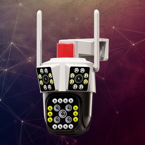 O-KAM-3033 9MP 3 Lens WIFI PTZ Camera