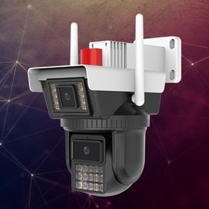 O-KAM-3040 6MP Dual Lens WIFI PTZ Camera - Görsel 3