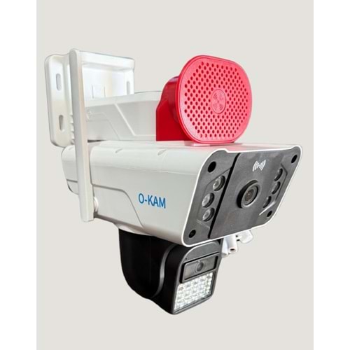 O-KAM-3041 SİRENLİ wifi 6MP KOLİ 12 ADET