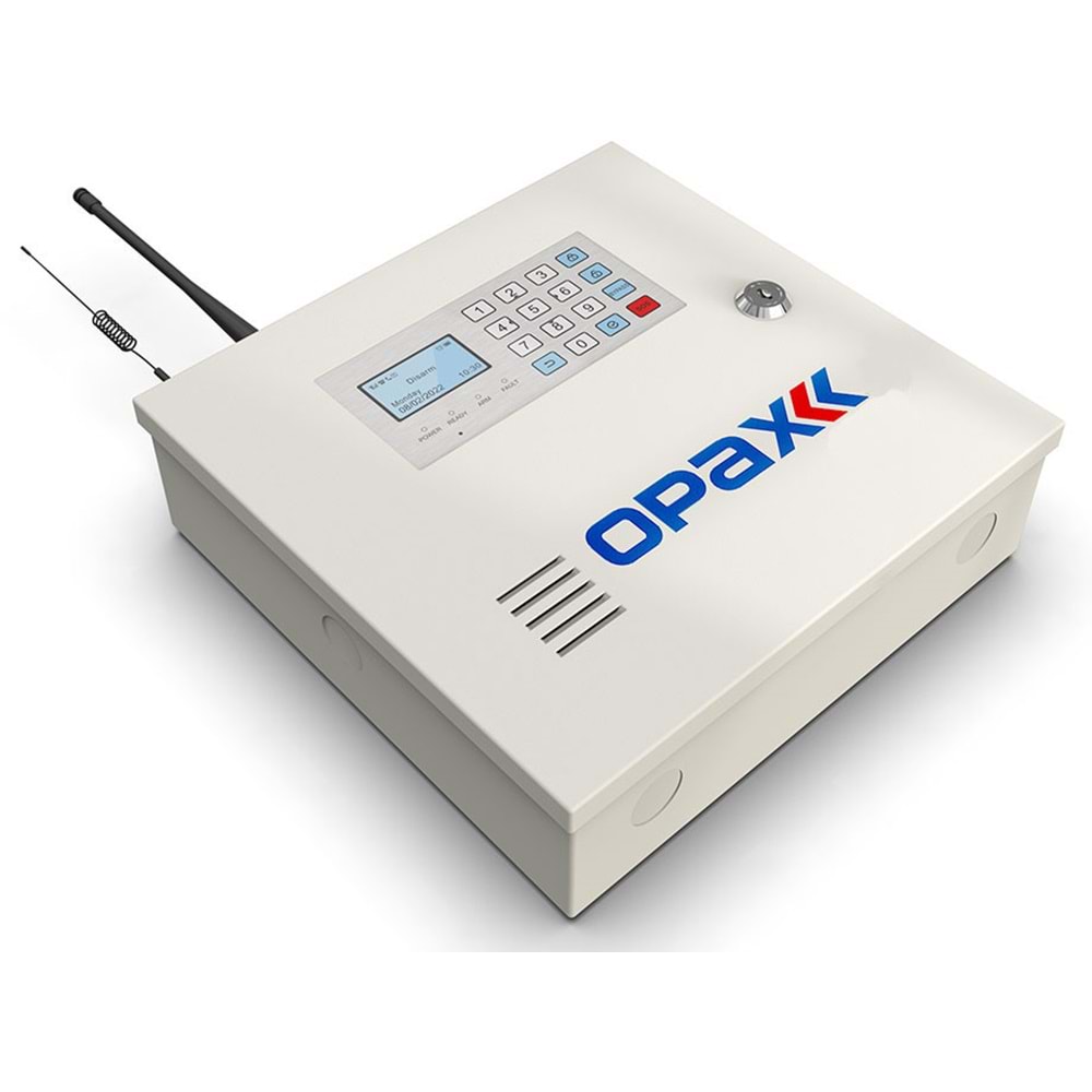 OPAX-2545 BGR 10 AKÜ PSTN PANEL & KABLOLU SİRENLİ FULL ALARM SETİ - Görsel 4