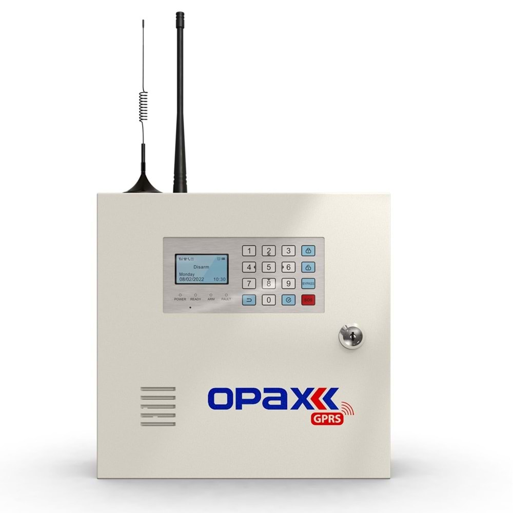 OPAX-2646-4G KABLOLU I KABLOSUZ 4G GPRS ALARM PANELİ - Görsel 4