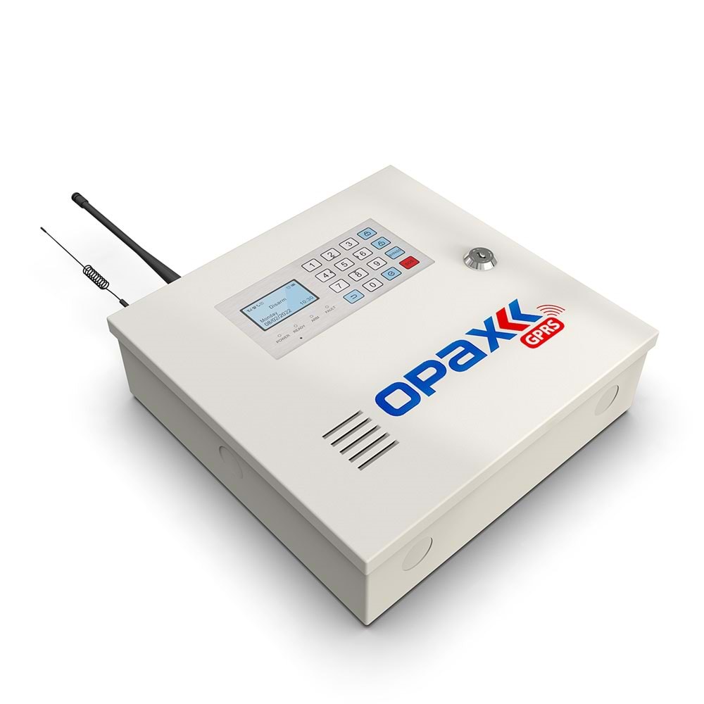 OPAX-2646  AKÜ GPRS ALARM PANELİ  KABLOLU SİRENLİ FULL SET - Görsel 4