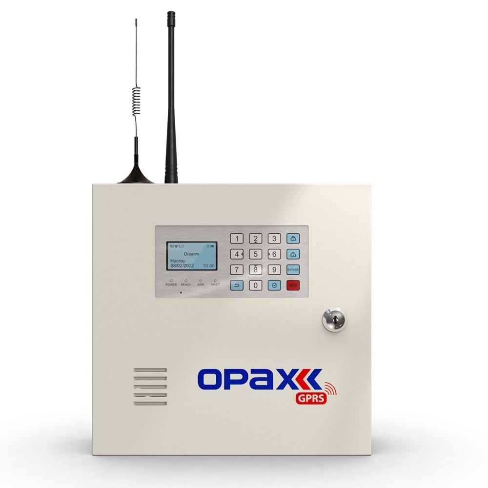 OPAX-2646 KABLOLU I KABLOSUZ GPRS ALARM PANELİ - Görsel 3