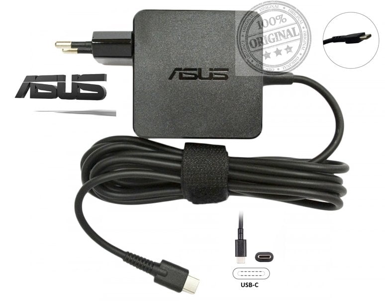 Orjinal Asus 20v-3.25 A 12V 2A 5V-2A USB Type-C ADP-TYPE/C 20V2.25A 15V3A 12V3A 5V2A Adaptör Şarj Aleti