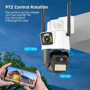 RAYNOX RX-TYQ303 2X2MP+ALARM SPEED DOME WIFI SMART CAMERA - Görsel 4