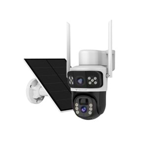 STARCAM CB67D-WİFİ 2*3MP 4MM SOLAR KAMERA - Görsel 2