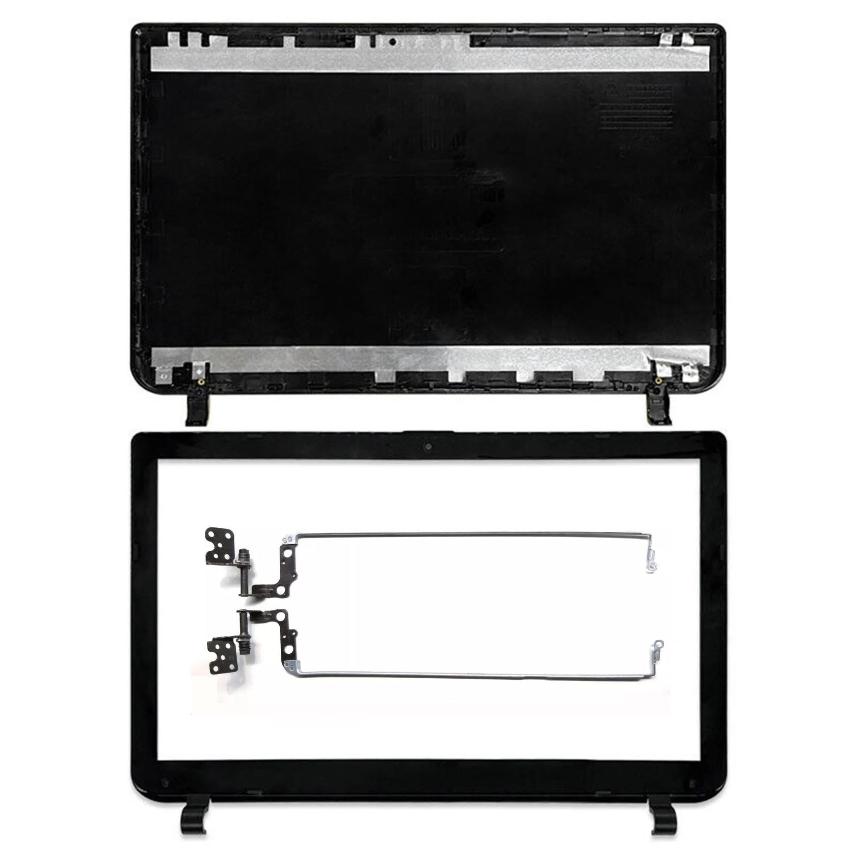 Toshiba Satellite Siyah Renk  S50-B L50-B L50T-B S50-B S50T-B L55-B L55D-B L55T-B  Lcd Cover + Bezel çerçeve + Menteşe Takımı Kit Siyah Renk