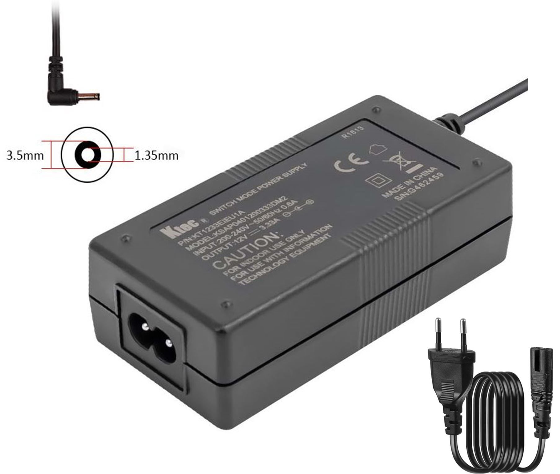 hometech A-SeL 400C, 130P, 150P, 500C, 600C, 700C, 800c   3.5 x 1.35 mm, 3.5x1.35mm 12v 3A  Adaptör Şarj Cihazı