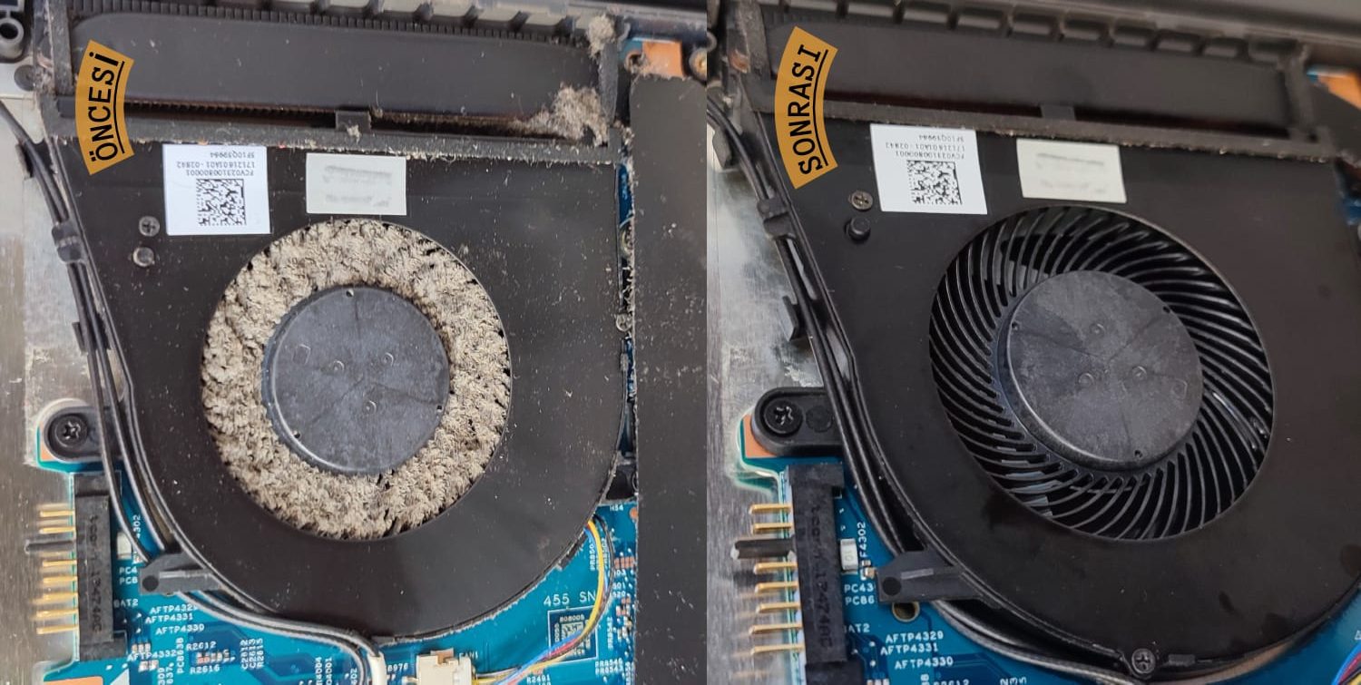 Notebook Fan Temizliği ve Termal Macun Değişimi - Adana A-SeL Elektronik
