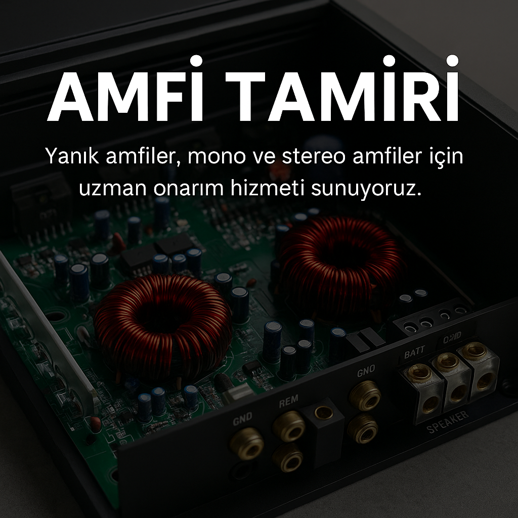**Adana Oto Müzik Sistemi Amfi Tamiri: Sesinizi Yeniden Yaşa**